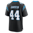 Choea C.Panthers #44 J.J. Jansen Black Team Game Jersey