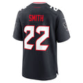 Choea H.Texans #22 Jaylin Smith Navy Team Game Jersey