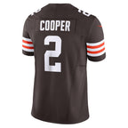 Choea C.Browns #2 Amari Cooper Brown Vapor F.U.S.E. Limited Jersey