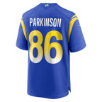 Choea LA.Rams #86 Colby Parkinson Royal Game Jersey