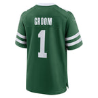 Choea NY.Jets #1 Groom Legacy Green Game Jersey
