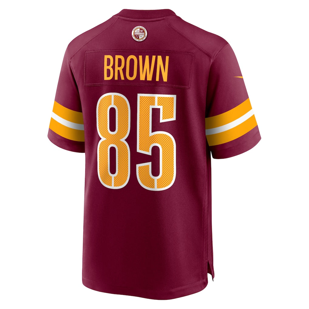 Choea W.Commanders #85 Noah Brown Burgundy Game Jersey