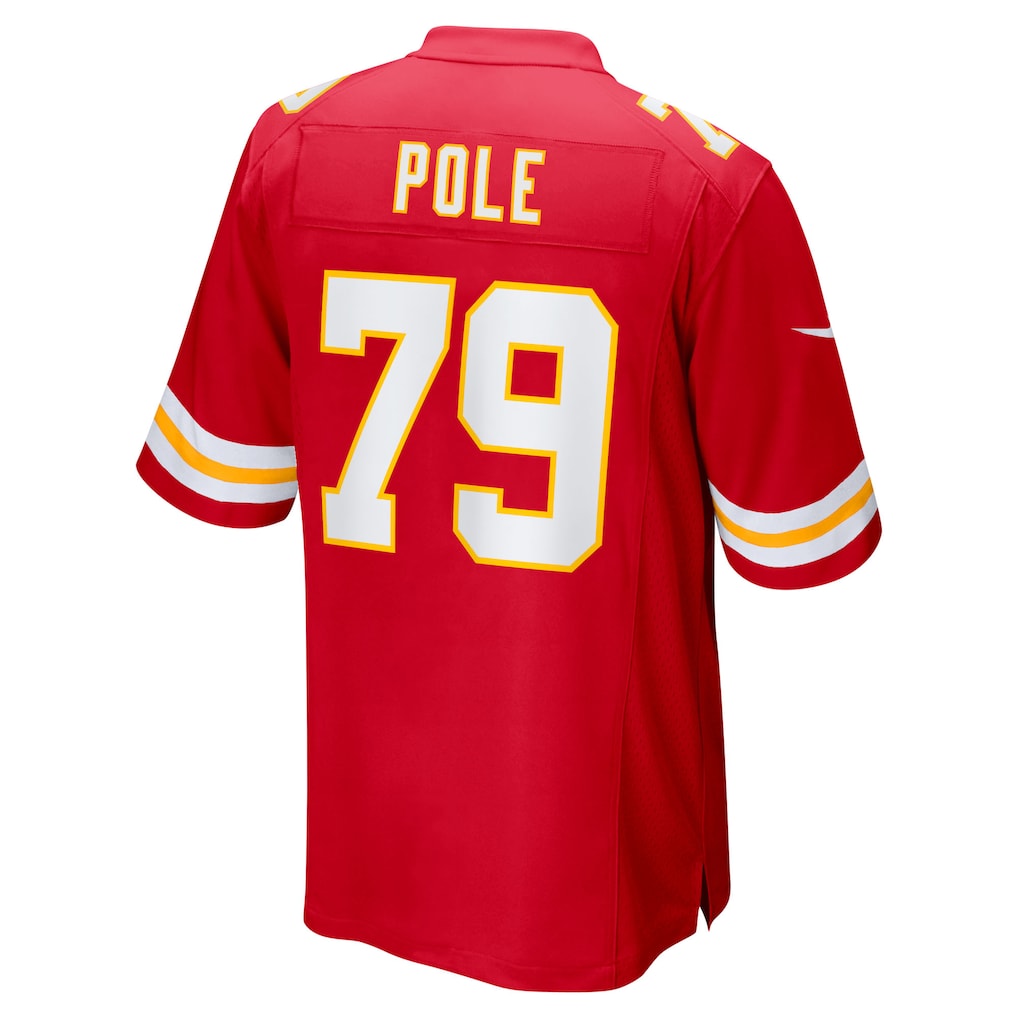Choea KC.Chiefs #79 Esa Pole Red Team Game Jersey