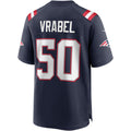 Choea NE.Patriots #50 Mike Vrabel Navy Game Retired Player Jersey
