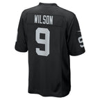 Choea LV.Raiders #9 Tyree Wilson Black Game Jersey