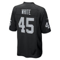 Choea LV.Raiders #45 Devin White Black Team Game Jersey