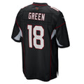 Choea A.Cardinals #18 A.J. Green Black Game Jersey