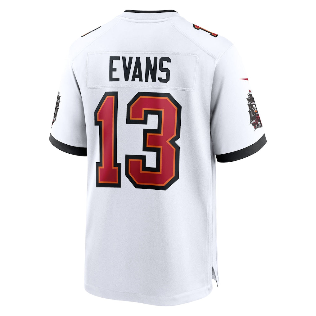 Choea TB.Buccaneers #13 Mike Evans White 50th Season White Game Jersey