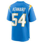 Choea LA.Chargers #54 Kyle Kennard Powder Blue Team Game Jersey
