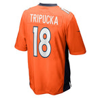 Choea D.Broncos #18 Frank Tripucka Orange Retired Player Jersey
