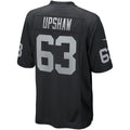 Choea LV.Raiders #63 Gene Upshaw Black Game Retired Player Jersey