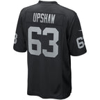 Choea LV.Raiders #63 Gene Upshaw Black Game Retired Player Jersey