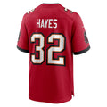Choea TB.Buccaneers #32 Josh Hayes Red Game Jersey