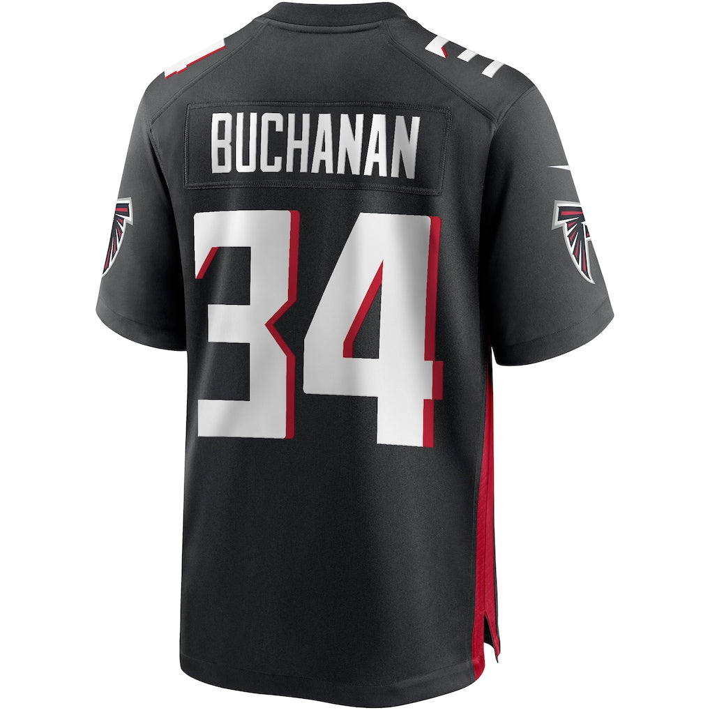 Choea A.Falcons #34 Ray Buchanan Black Team Game Jersey