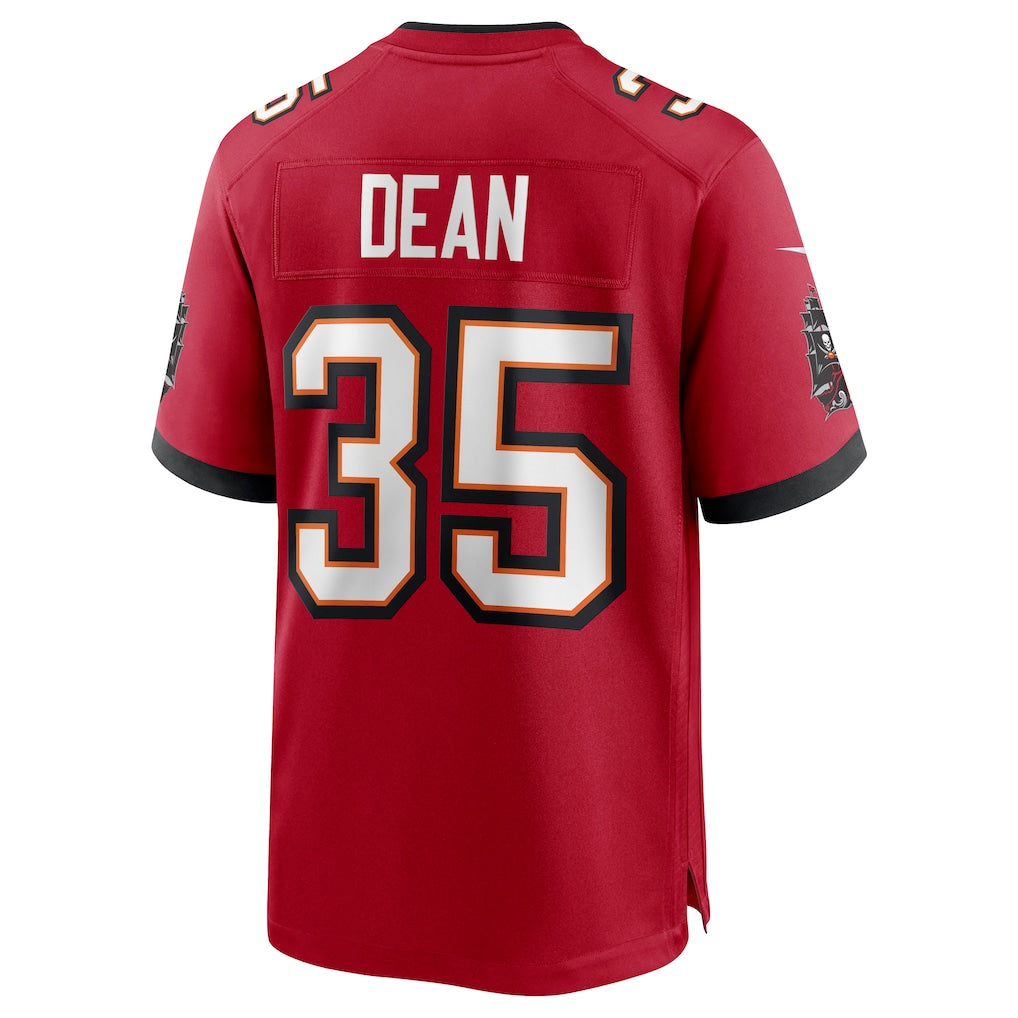Choea TB.Buccaneers #35 Jamel Dean Red Game Jersey