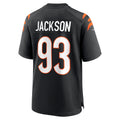 Choea C.Bengals #93 McKinnley Jackson Black Game Jersey