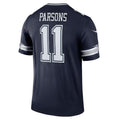 Choea D.Cowboys #11 Micah Parsons Navy Legend Player Performance Top Jersey