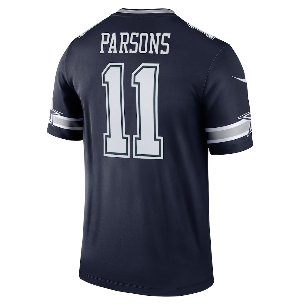 Choea D.Cowboys #11 Micah Parsons Navy Legend Player Performance Top Jersey