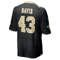 Choea NO.Saints #43 Michael Davis Black Team Game Jersey
