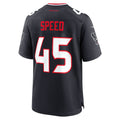 Choea H.Texans #45 E.J. Speed Navy Team Game Jersey