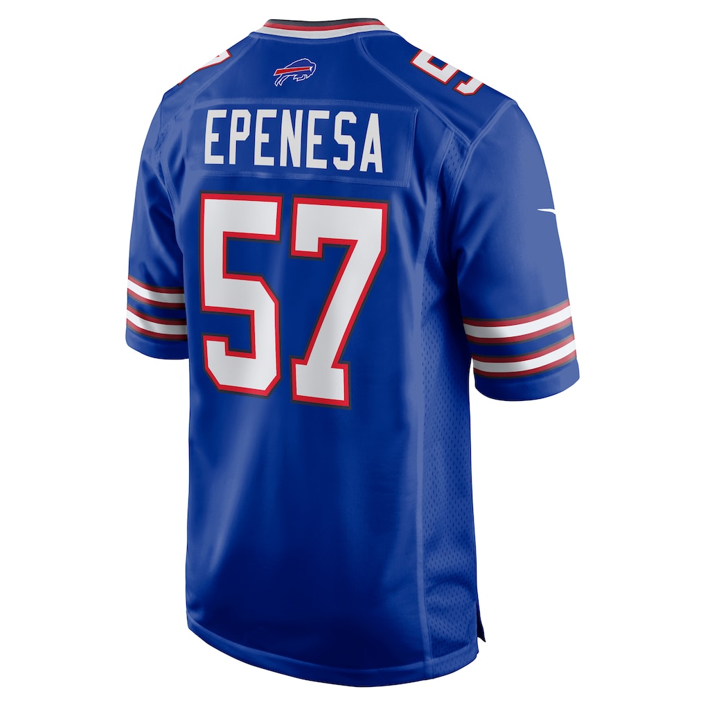 Choea B.Bills #57 A.J. Epenesa Royal Game Player Jersey