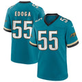 Choea J.Jaguars #55 Chuma Edoga Teal Game Jersey