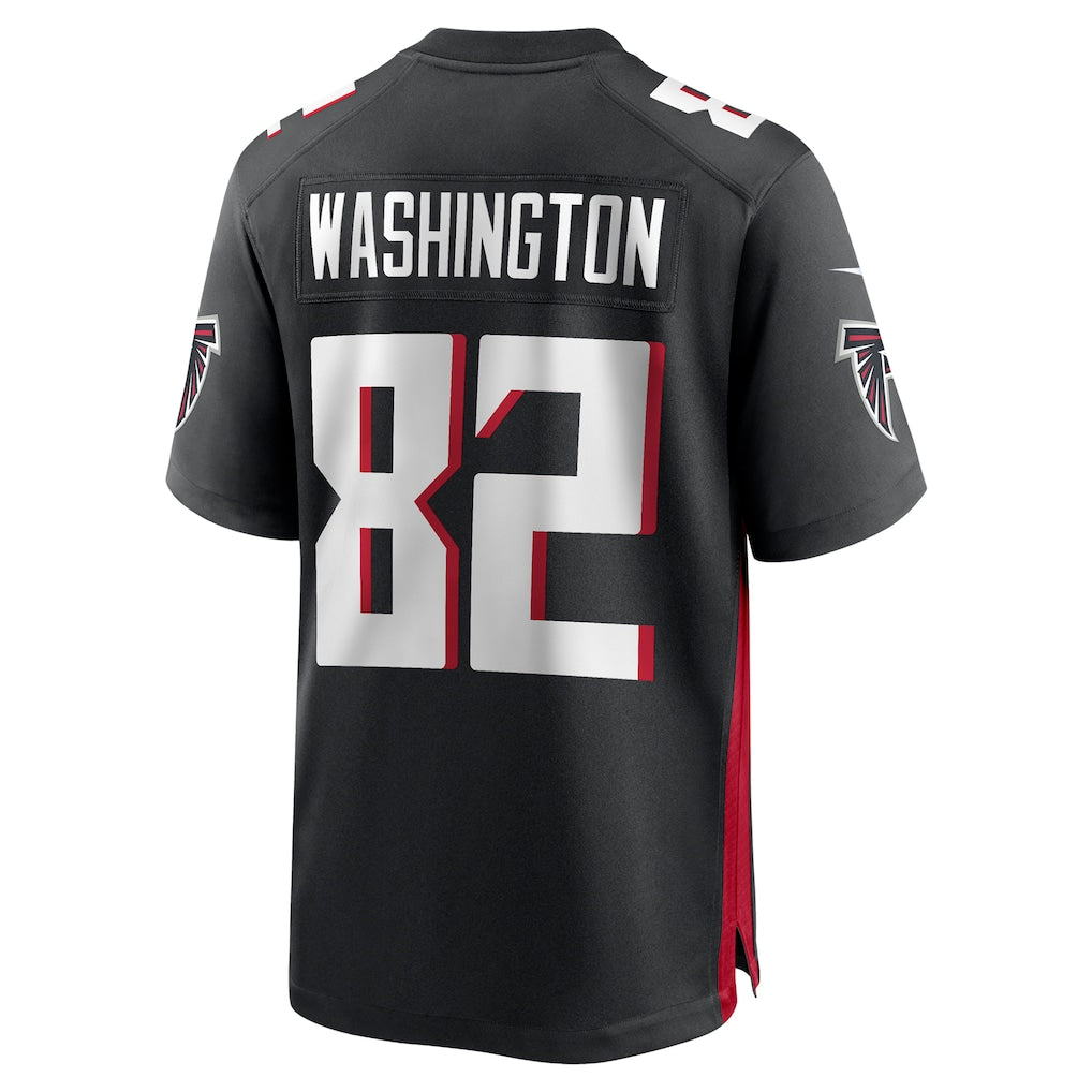 Choea A.Falcons #82 Casey Washington Black Team Game Jersey