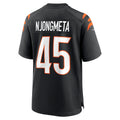 Choea C.Bengals #45 Maema Njongmeta Black Team Game Jersey