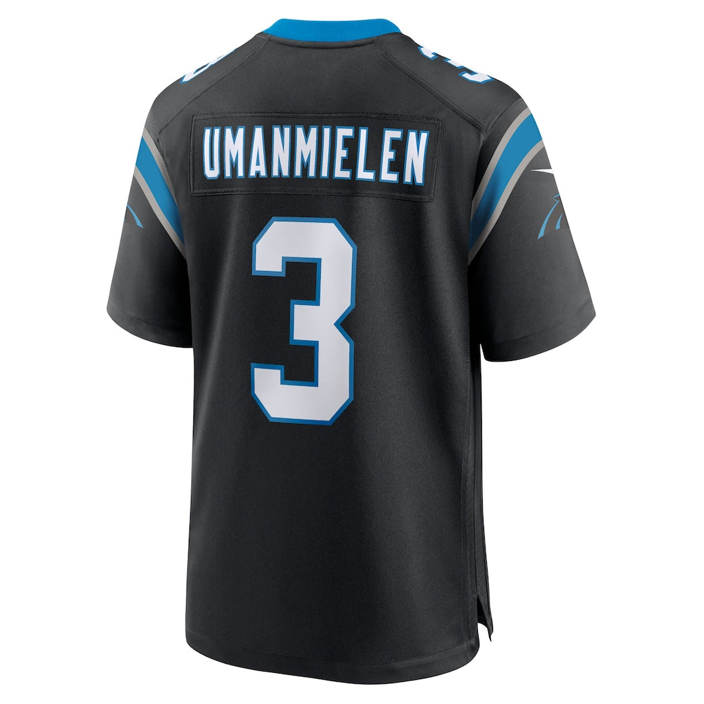 Choea C.Panthers #3 Princely Umanmielen Black Team Game Jersey