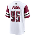 Choea W.Commanders #95 Jer'Zhan Newton White Game Jersey