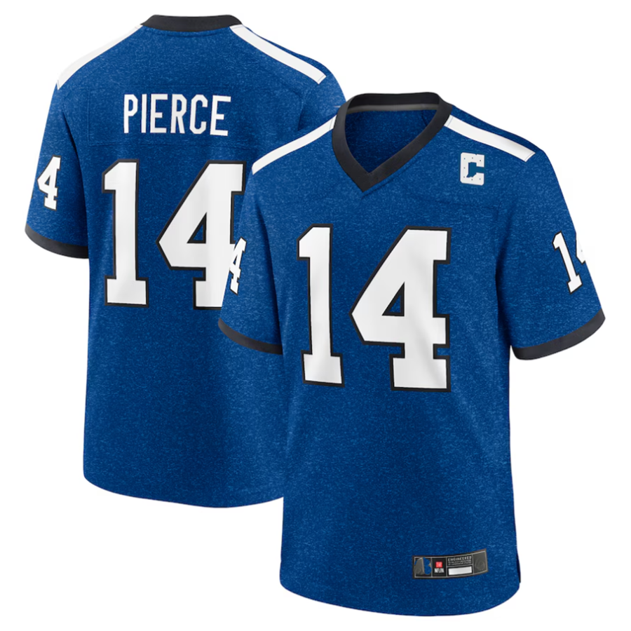 Choea #14 Alec Pierce Player IN.Colts Indiana Nights Alternate Game Stitched Jerseys - Royal