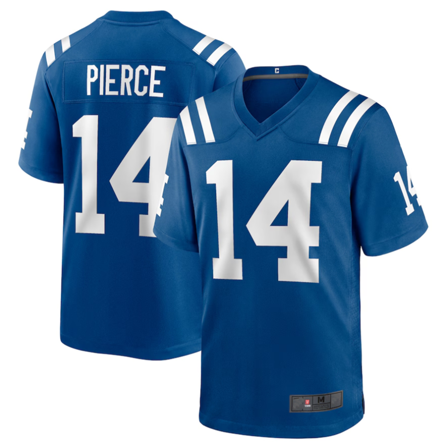 Choea #14 Alec Pierce Player IN.Colts Player Game Stitched Jerseys - Royal