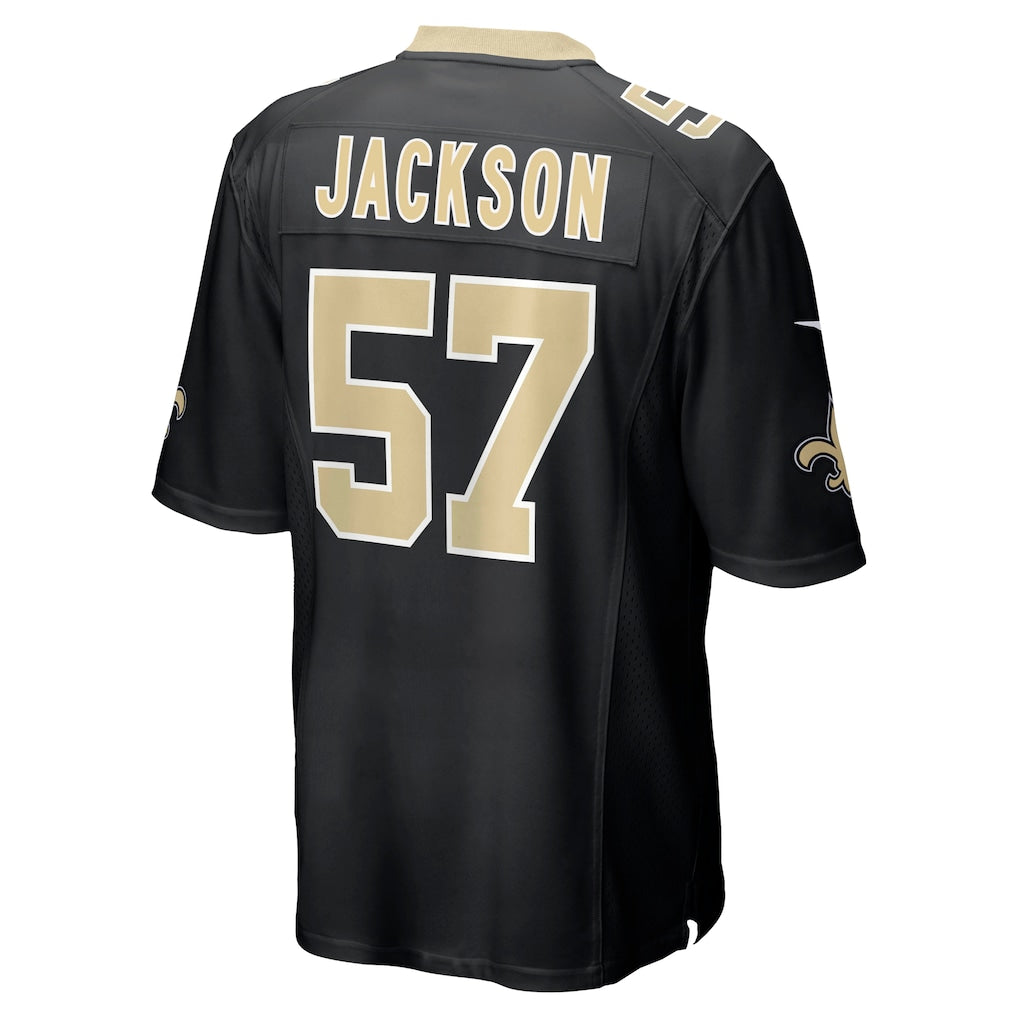 Choea NO.Saints #57 Rickey Jackson Black Retired Player Jersey