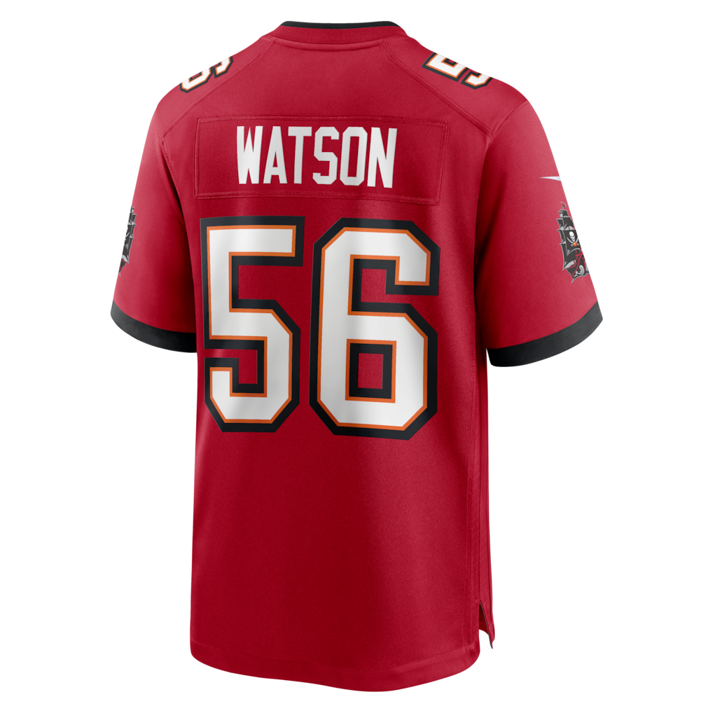 Choea TB.Buccaneers #56 Desmond Watson Red Team Game Jersey