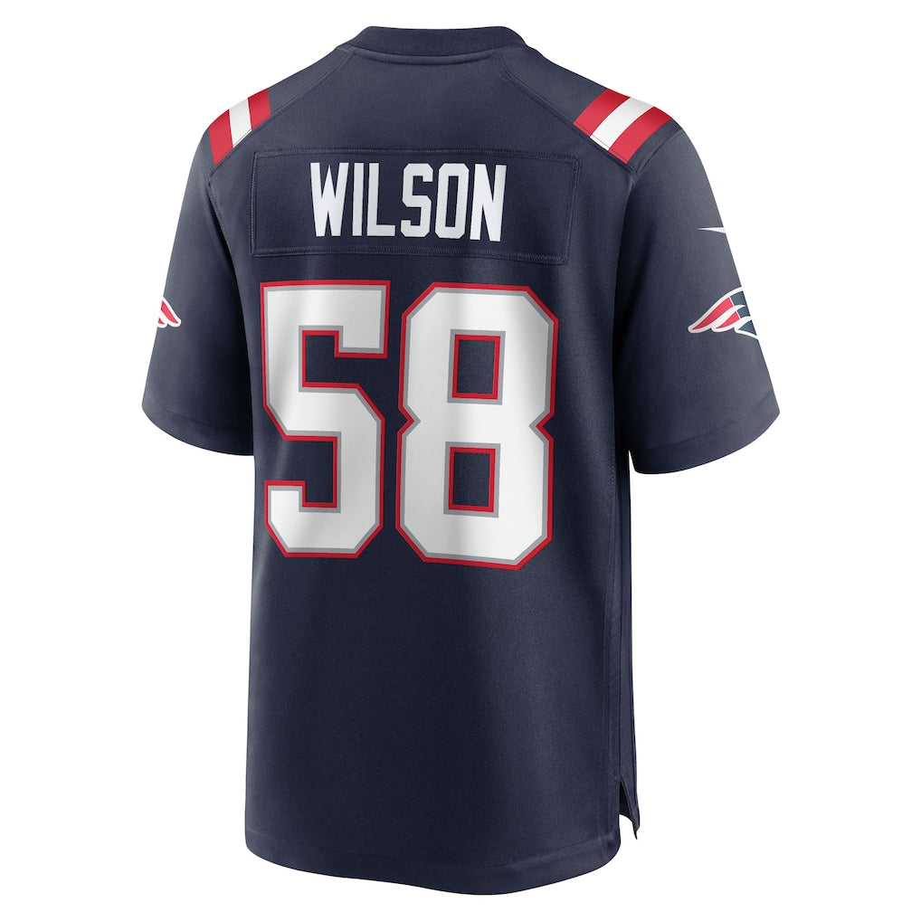Choea NE.Patriots #58 Jared Wilson Navy Team Game Jersey
