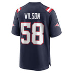 Choea NE.Patriots #58 Jared Wilson Navy Team Game Jersey