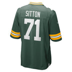 Choea GB.Packers #71 Josh Sitton Green Game Jersey