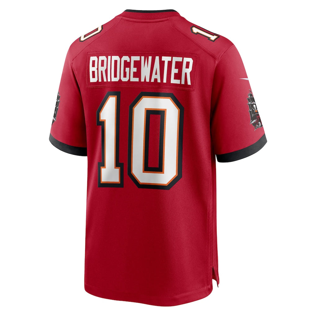 Choea TB.Buccaneers #10 Teddy Bridgewater Red Team Game Jersey
