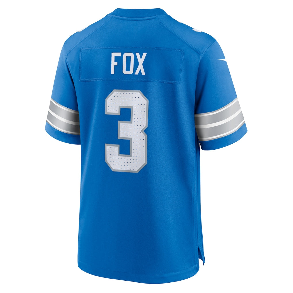 Choea D.Lions #3 Jack Fox Blue Team Game Jersey