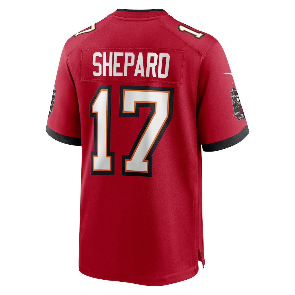 Choea TB.Buccaneers #17 Sterling Shepard Red Team Game Jersey