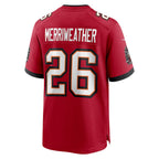 Choea TB.Buccaneers #26 Kaevon Merriweather Red Game Jersey