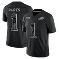 Choea P.Eagles #1 Jalen Hurts Player Black Limited 2026 Salute to Service Home Game Stitched Jerseys
