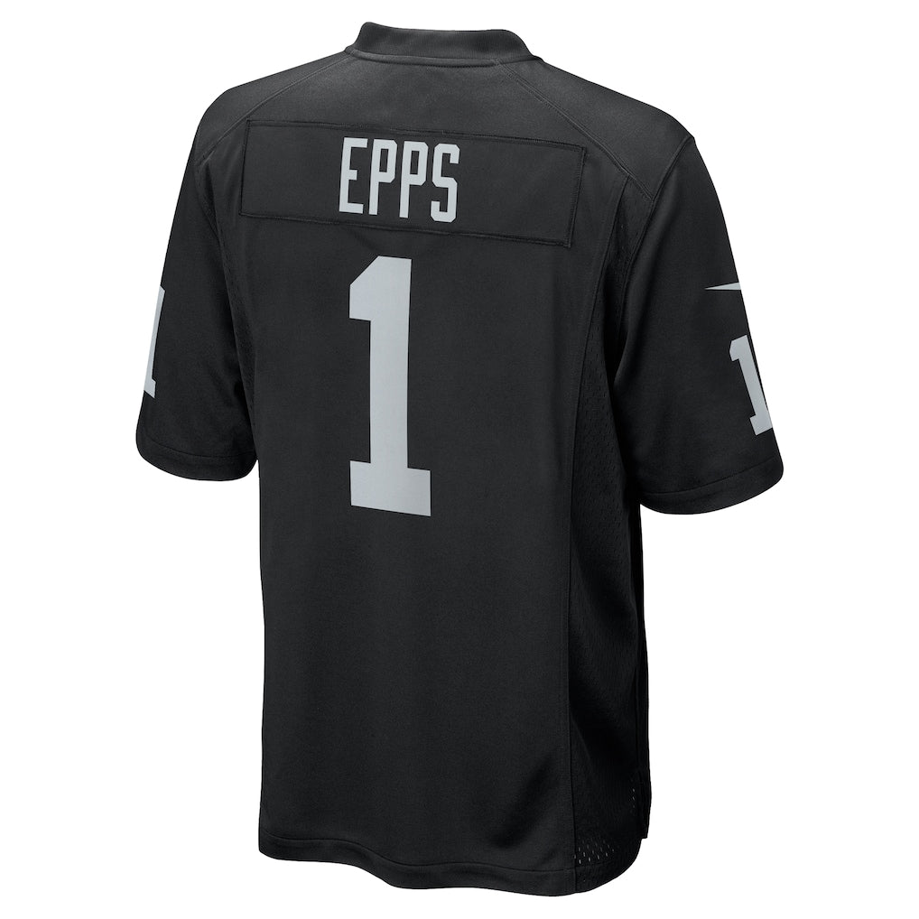 Choea LV.Raiders #1 Marcus Epps Black Game Player Jersey
