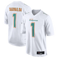 Choea #1 Tua Tagovailoa Player M.Dolphins White Fashion Game Stitched Jerseys