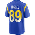 Choea LA.Rams #89 Tyler Higbee Royal Game Player Jersey
