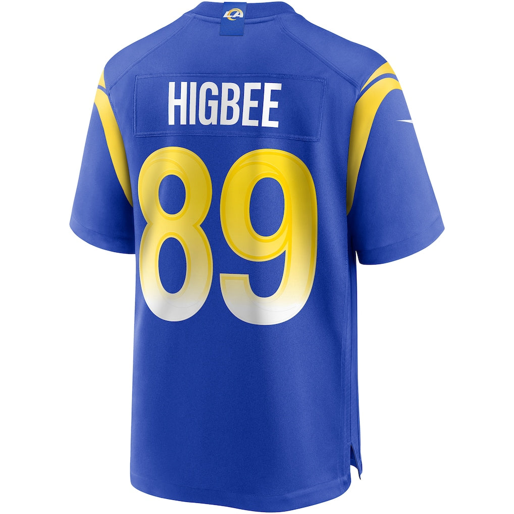 Choea LA.Rams #89 Tyler Higbee Royal Game Player Jersey