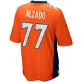 Choea D.Broncos #77 Lyle Alzado Orange Game Retired Player Jersey