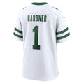 Choea NY.Jets #1 Ahmad Sauce Gardner Legacy White Game Jersey