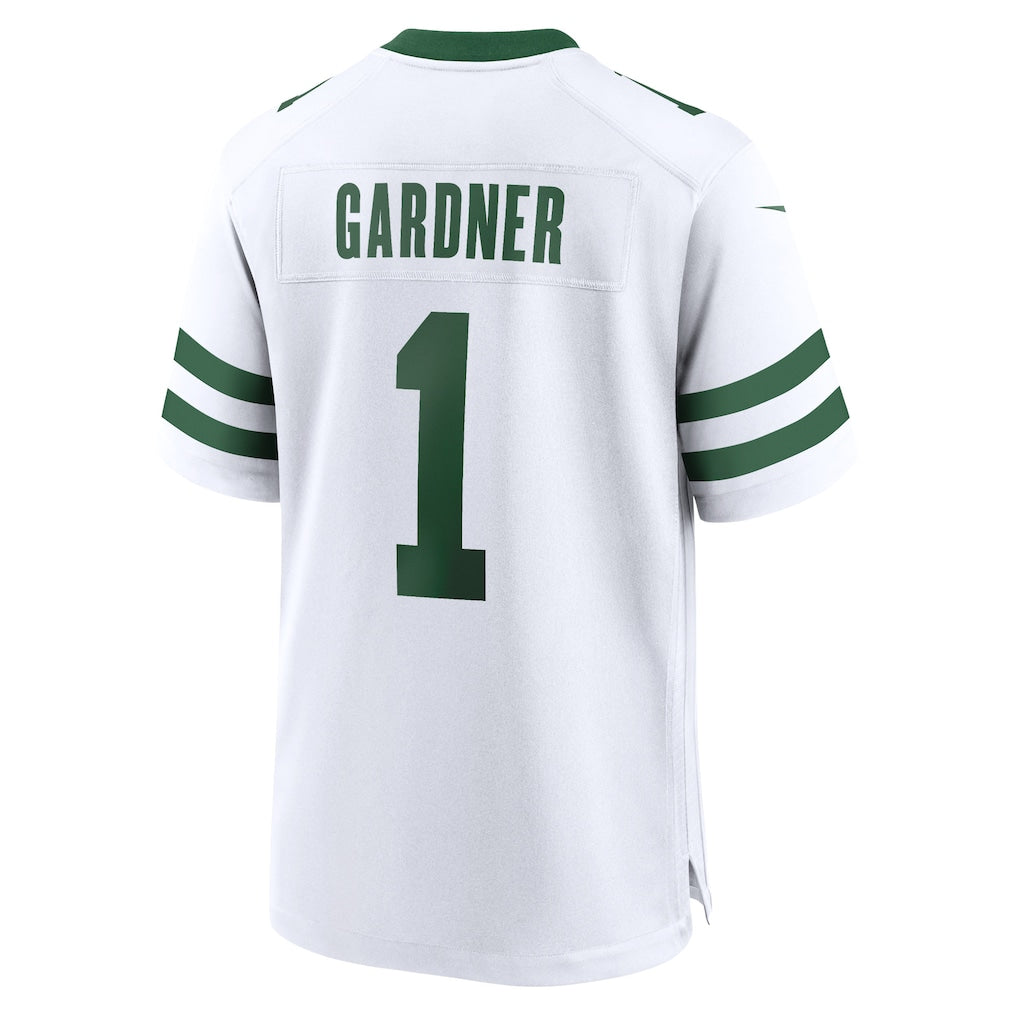 Choea NY.Jets #1 Ahmad Sauce Gardner Legacy White Game Jersey