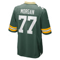 Choea GB.Packers #77 Jordan Morgan Green Game Jersey